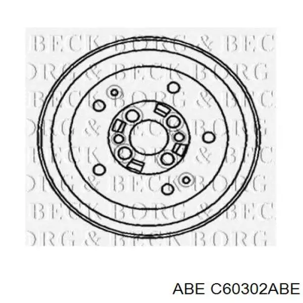 Купити C60302ABE ABE Барабан гальмівний задній