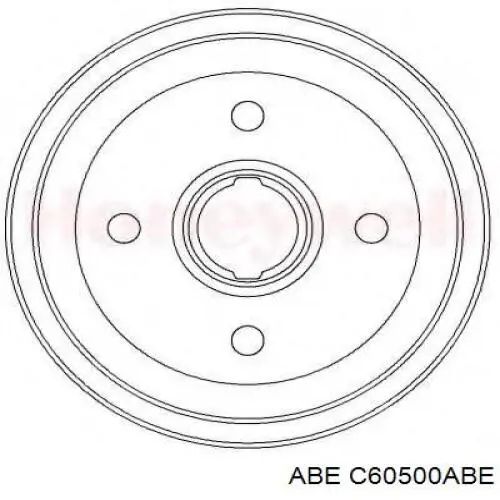 Барабан гальмівний задній C60500ABE ABE