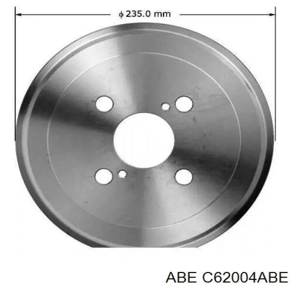 Купити C62004ABE ABE Барабан гальмівний задній