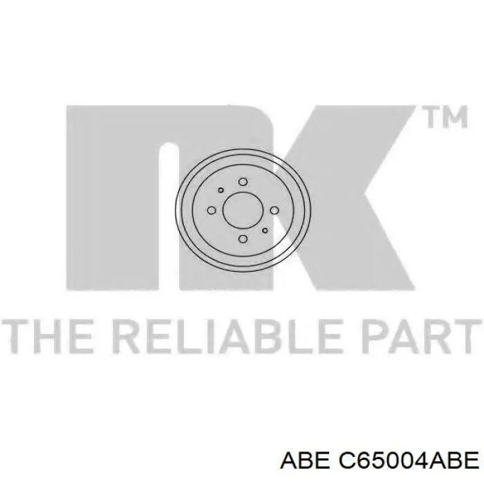 Барабан гальмівний задній ABE C65004ABE