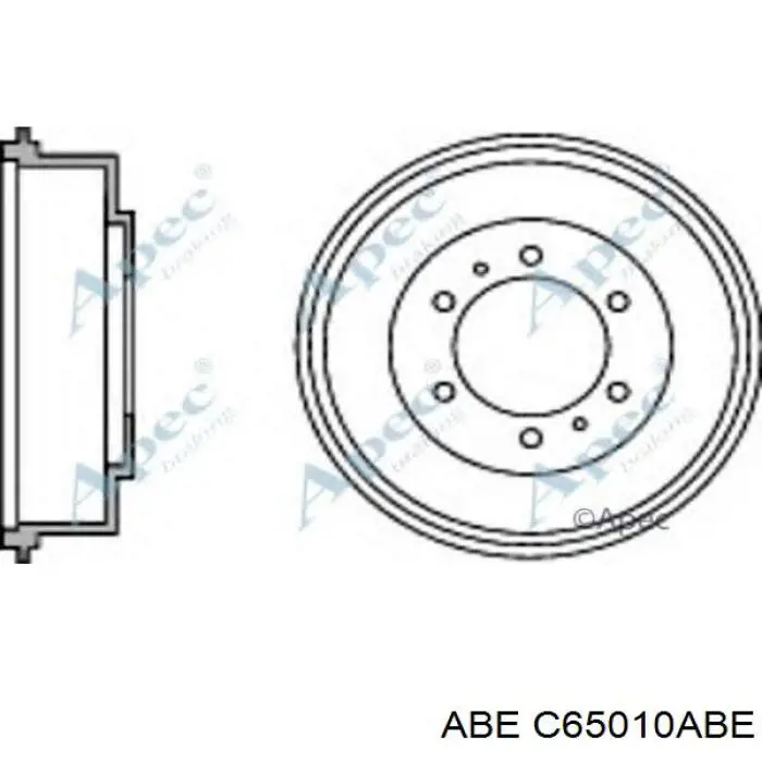 DB4408 TRW Барабан гальмівний задній