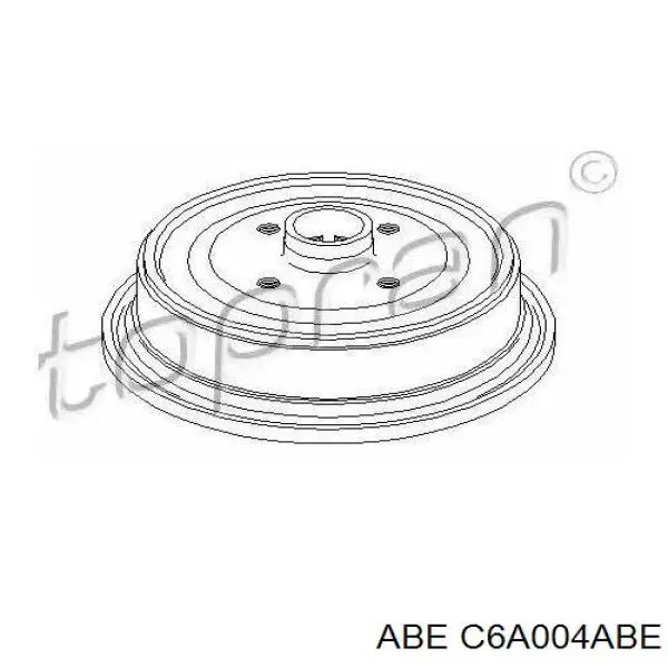 C6A004ABE ABE Барабан гальмівний задній