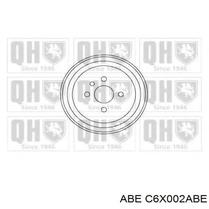 Барабан гальмівний задній ABE C6X002ABE