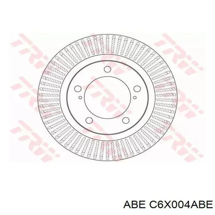 Барабан гальмівний задній ABE C6X004ABE
