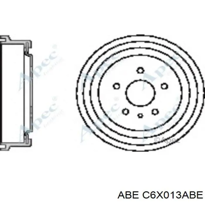 Барабан гальмівний задній ABE C6X013ABE