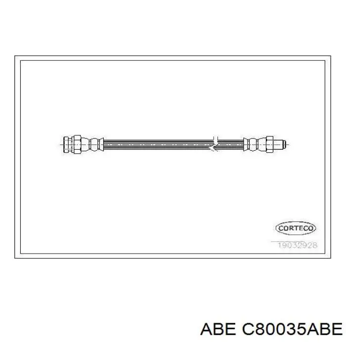 Шланг гальмівний задній MB857532 Mitsubishi