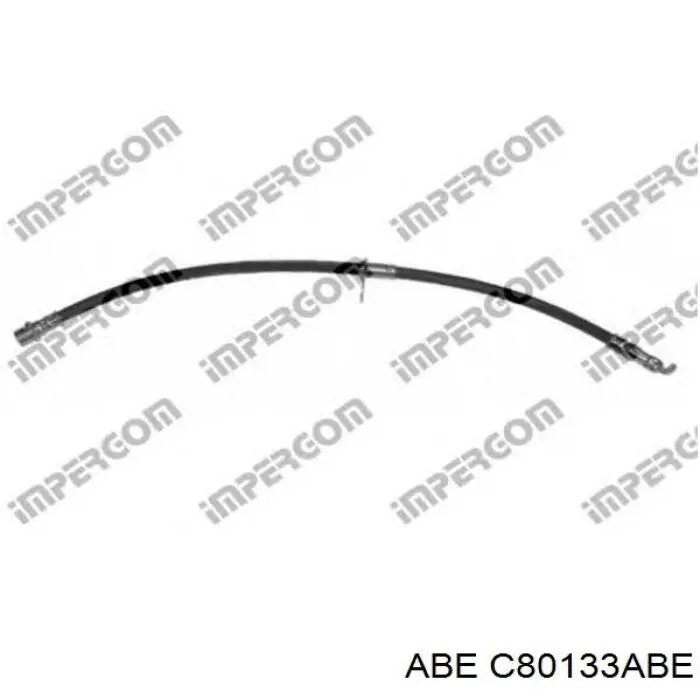 Шланг гальмівний передній, правий ABE C80133ABE ціна, від 15.30 USD