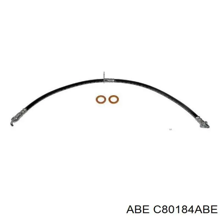 Шланг гальмівний передній, лівий ABE C80184ABE ціна, від 5.81 USD