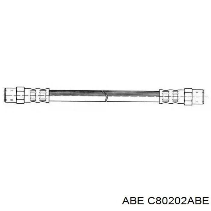 C80202ABE ABE шланг гальмівний передній