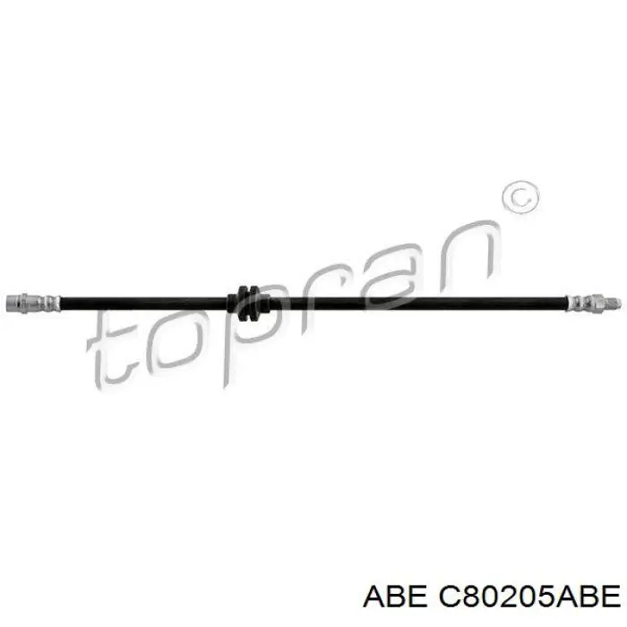 Шланг гальмівний передній ABE C80205ABE ціна, від 6.81 USD