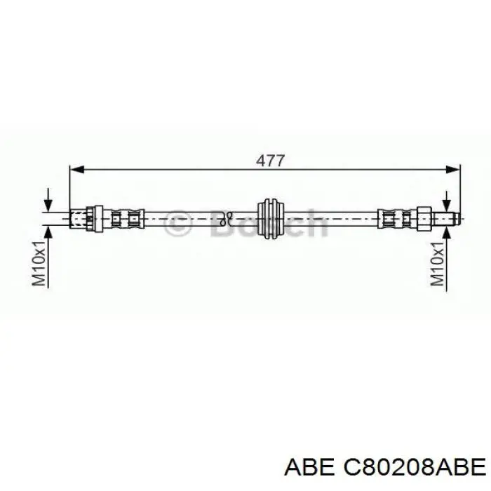Гальмівні шланги передні 051213 Adriauto
