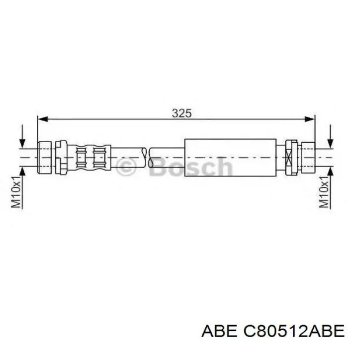 Купити 22313 Quick Brake Шланг гальмівний задній