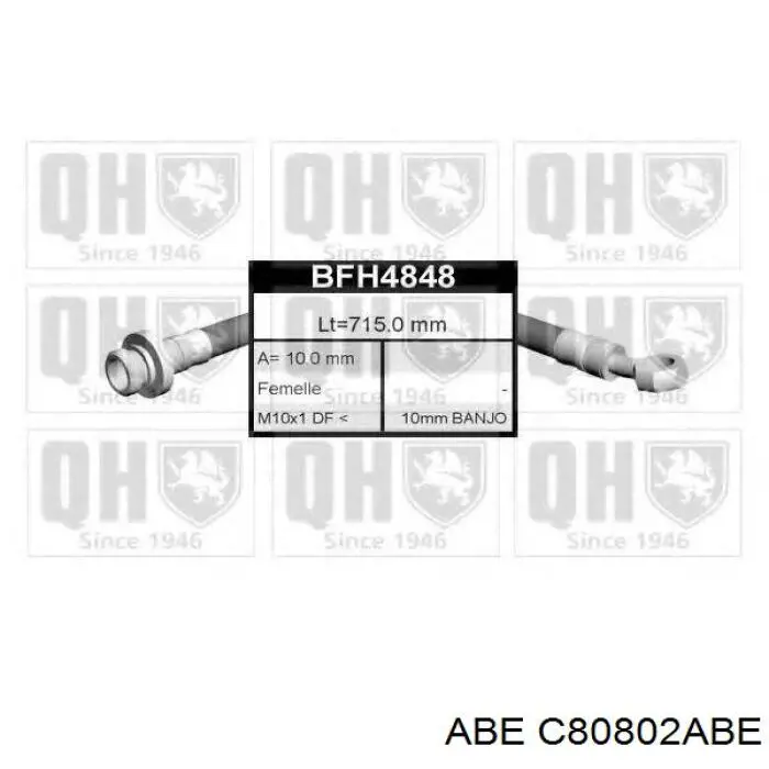 Гальмівний шланг ABE C80802ABE