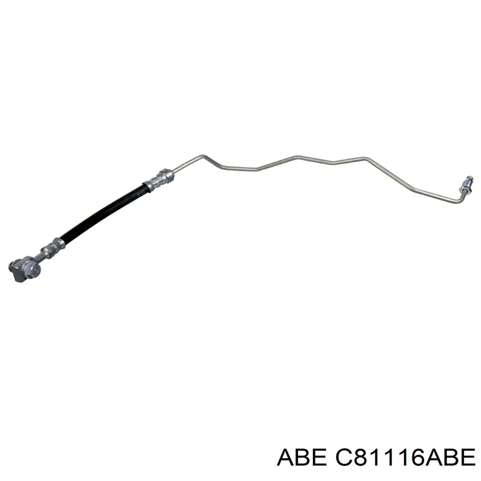 C81116ABE ABE шланг гальмівний задній, лівий