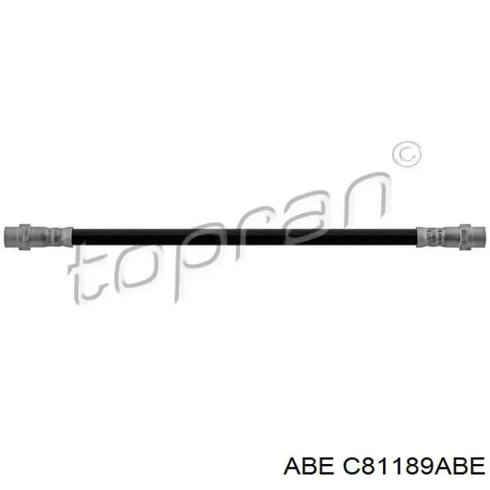 C81189ABE ABE Шланг гальмівний задній