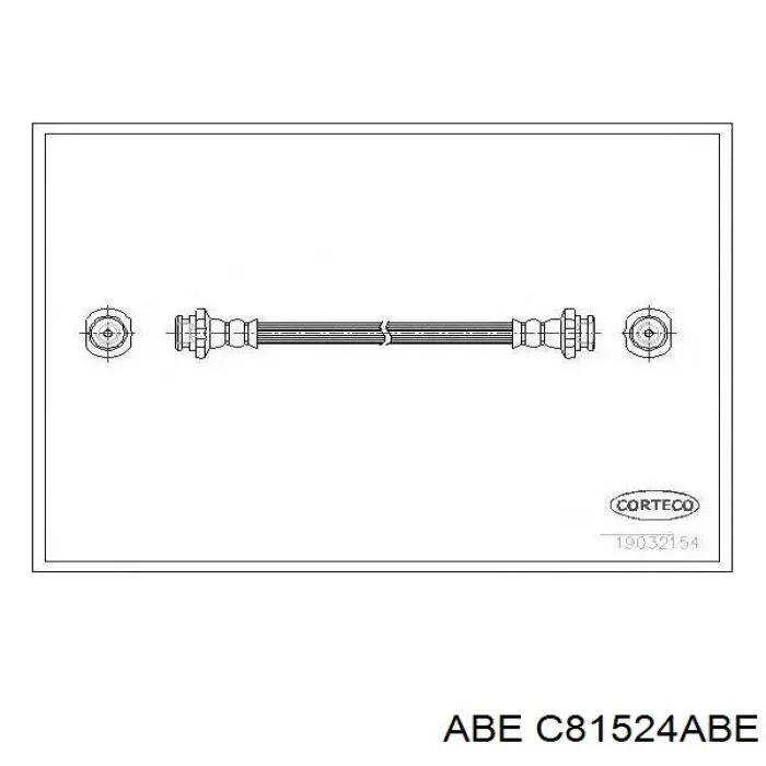 Шланг гальмівний задній K&K FT4801 ціна, від 6.47 USD