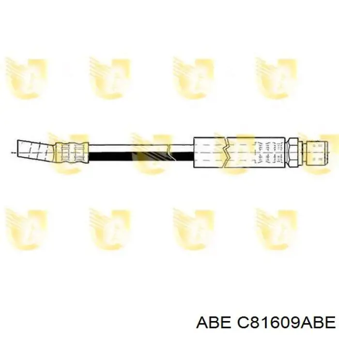 C81609ABE ABE Гнучка гальмівна трубка передня