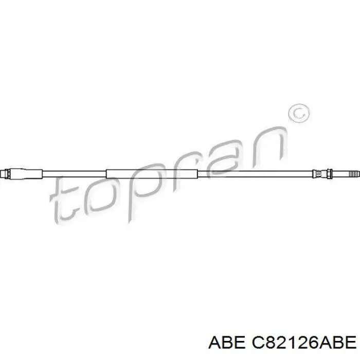 Шланг гальмівний передній C82126ABE ABE