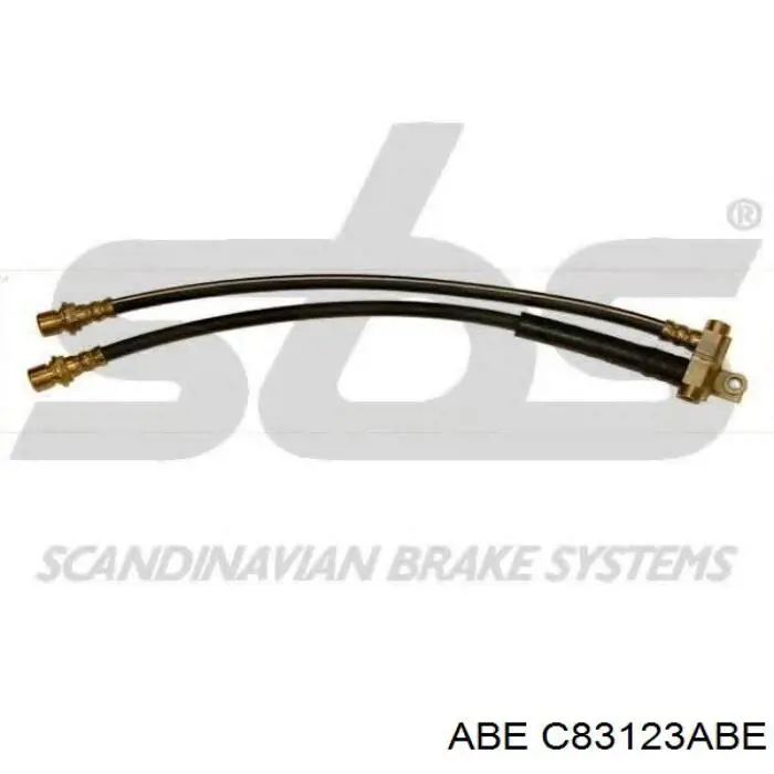 Шланг гальмівний передній, правий C83123ABE ABE