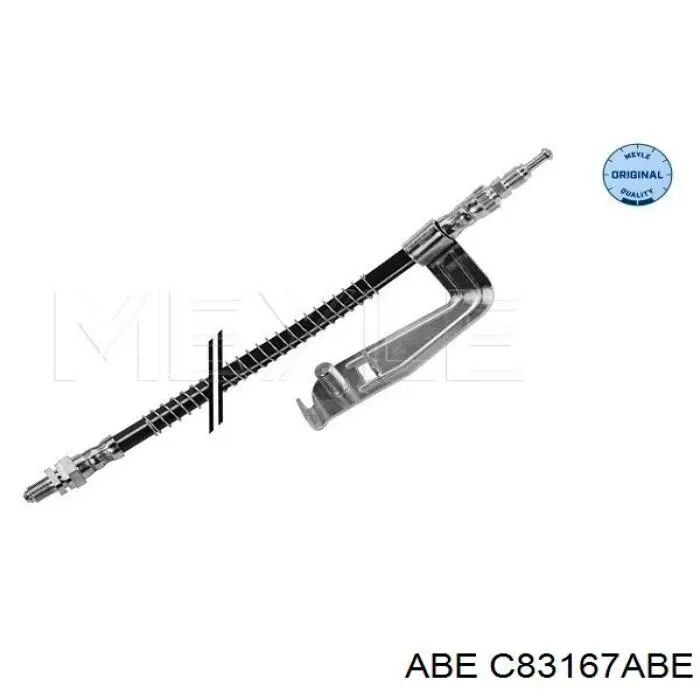 Шланг гальмівний передній, правий Adriauto 131267 ціна, від 12.65 USD