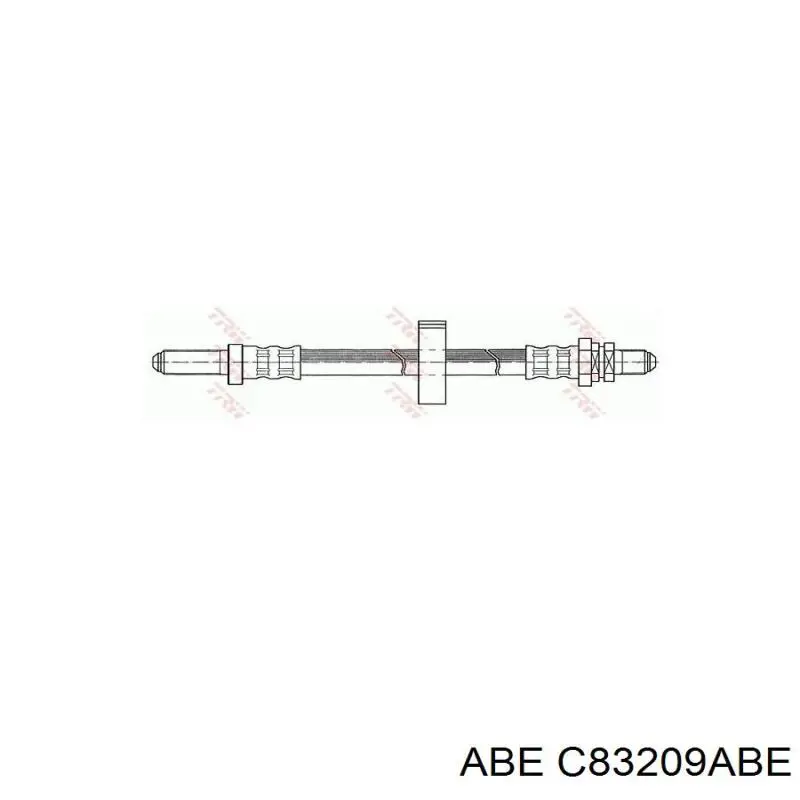 Шланг гальмівний задній, правий BS1610 DP Group