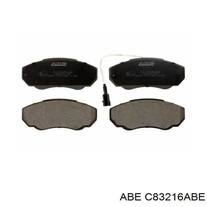 C83216ABE ABE Шланг гальмівний задній, лівий