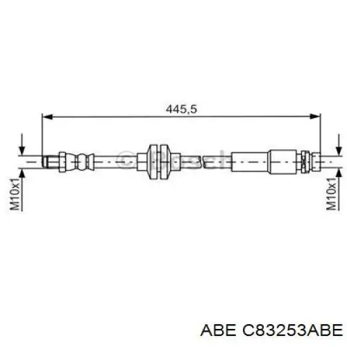 Купити BS82078 DP Group Гальмівні шланги передні