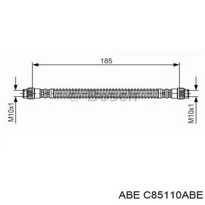 Купити C85110ABE ABE Гальмівні шланги передні