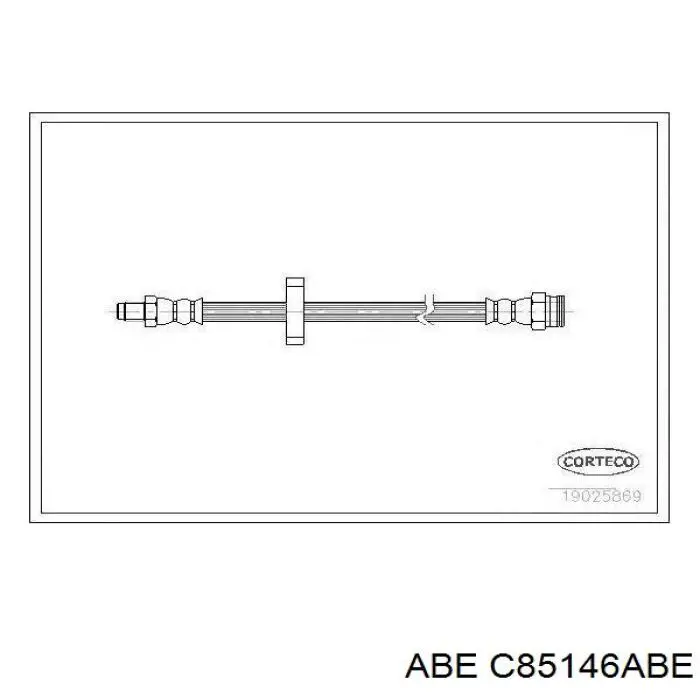 Шланг гальмівний задній Fiat/Alfa/Lancia 51800680 ціна, від 6.54 USD
