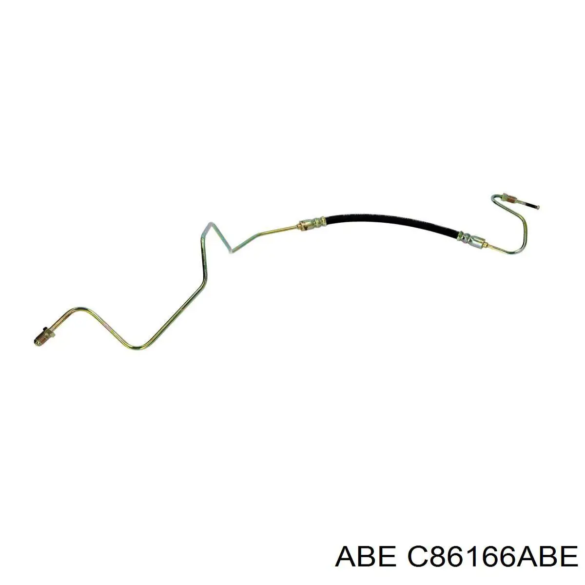 C86166ABE ABE шланг гальмівний задній, лівий