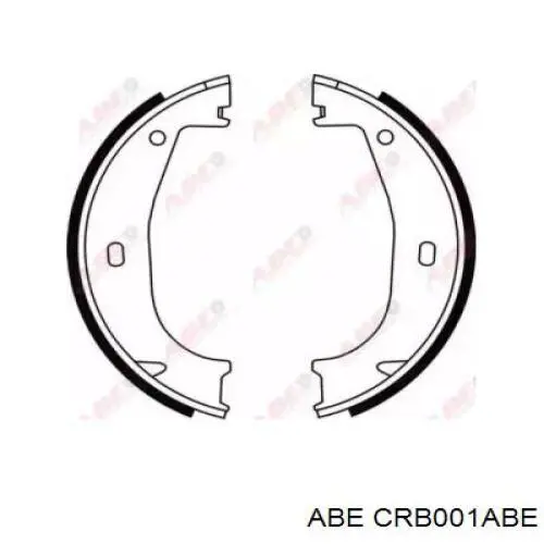 Колодки ручника / стоянкового гальма ABE CRB001ABE ціна, від 11.65 USD