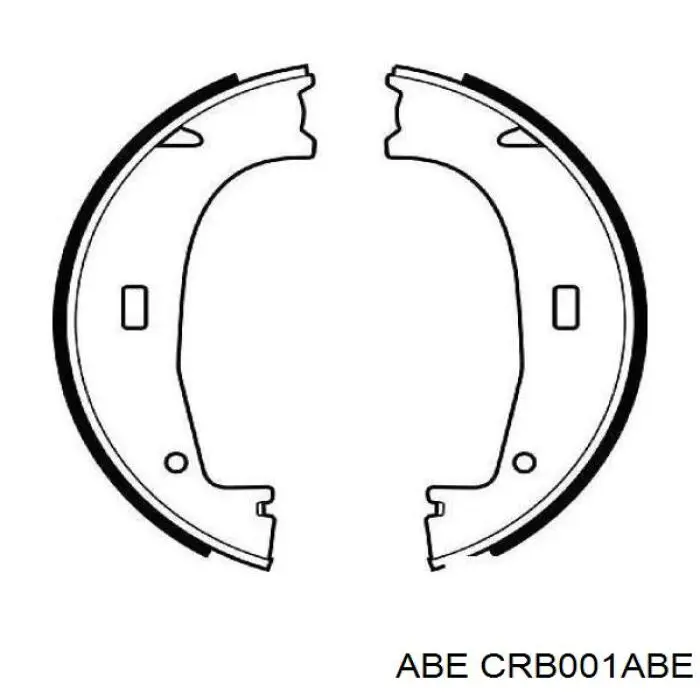 Колодки ручника CRB001ABE ABE