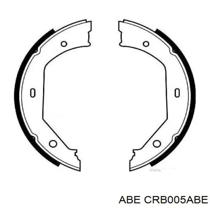 Купити CRB005ABE ABE Гальмівні колодки гальма стоянки