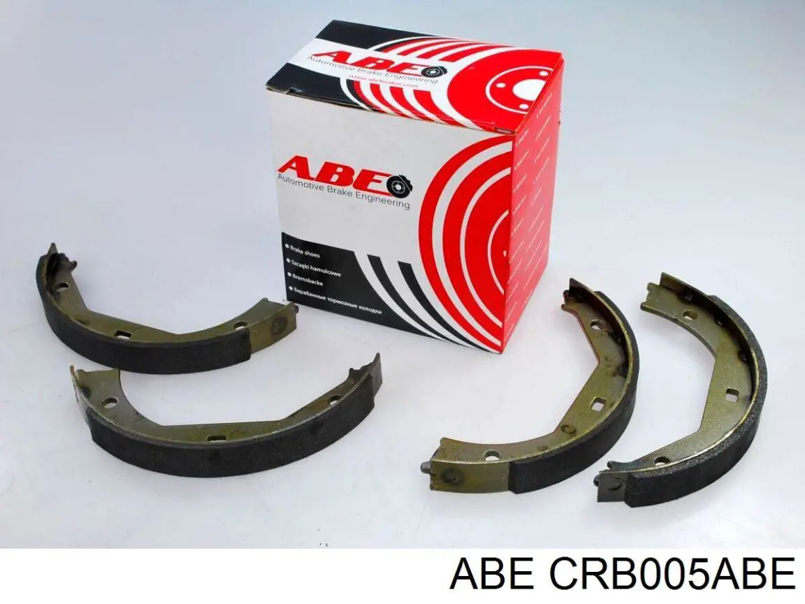 CRB005ABE ABE колодки ручника/стоянкового гальма