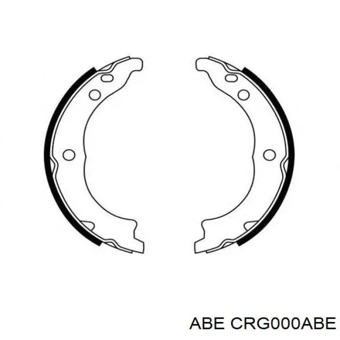 Колодки ручника CRG000ABE ABE