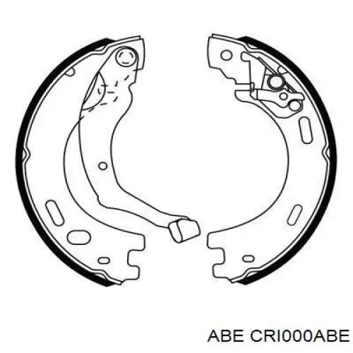 Колодки ручника CRI000ABE ABE
