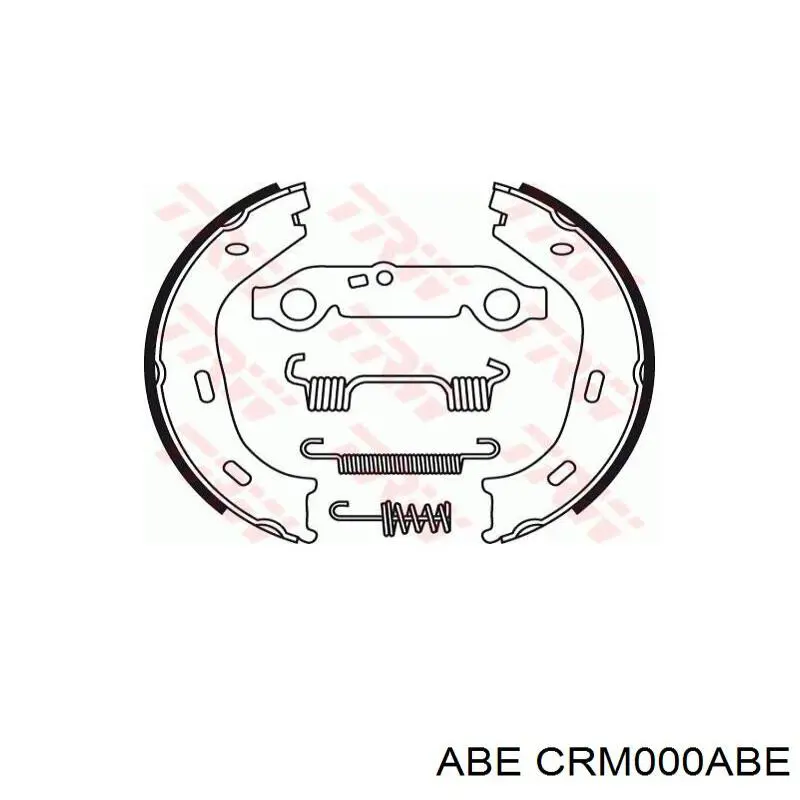 Колодки ручника CRM000ABE ABE