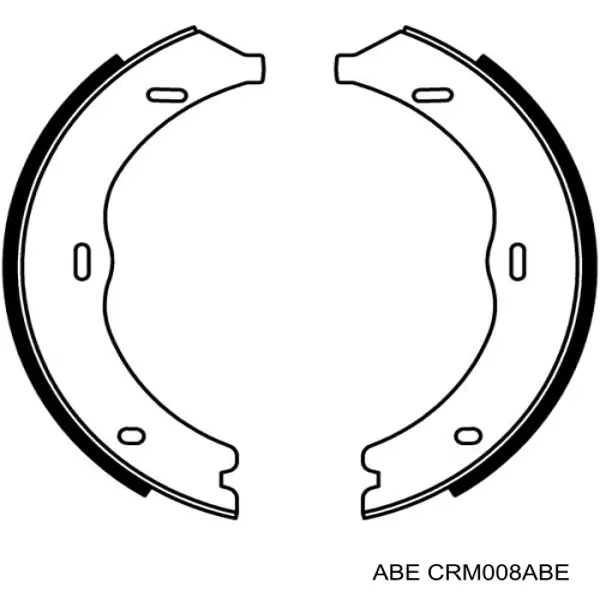 Колодки ручника / стоянкового гальма ABE CRM008ABE ціна, від 19.52 USD