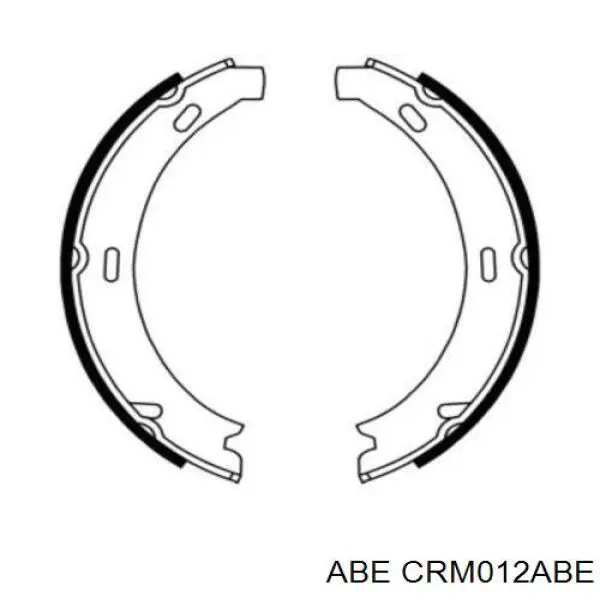 Колодки ручника CRM012ABE ABE