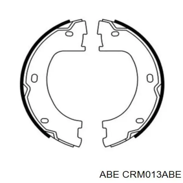 Колодки ручника CRM013ABE ABE