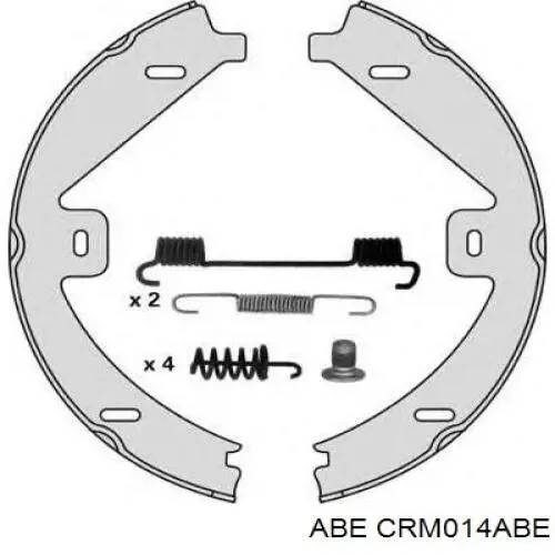 Колодки ручника CRM014ABE ABE