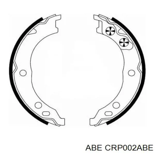 Колодки ручника CRP002ABE ABE