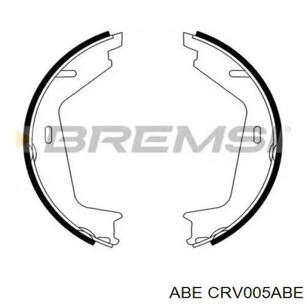 Колодки ручника CRV005ABE ABE