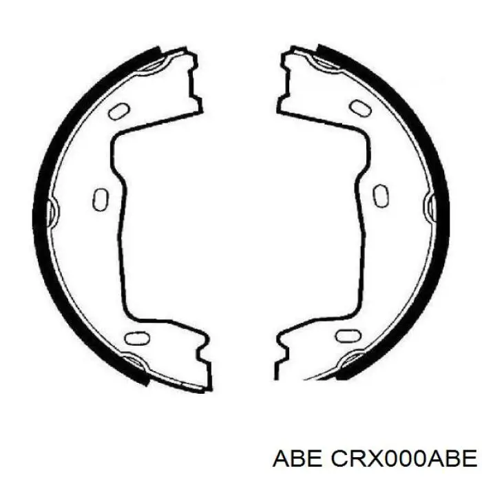 Колодки ручника CRX000ABE ABE