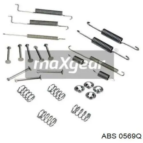 Монтажний комплект задніх барабанних колодок ABS 0569Q ціна, від 5.28 USD