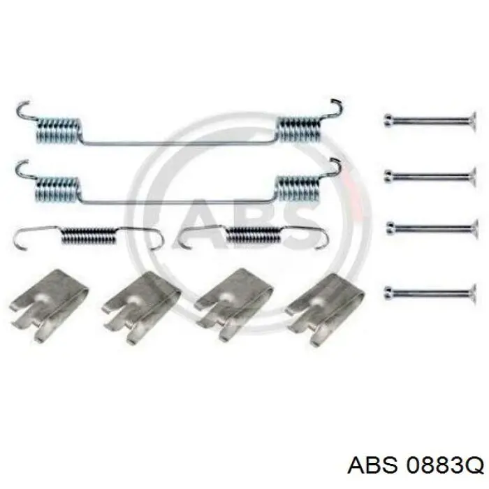 Ремкомплект задніх гальм 0883Q ABS