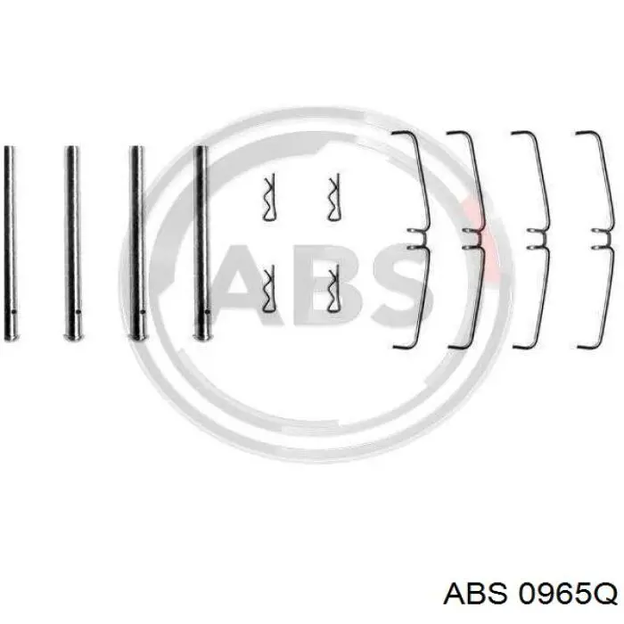 0965Q ABS ремкомплект гальмівних колодок