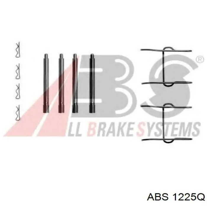 1225Q ABS ремкомплект гальмівних колодок