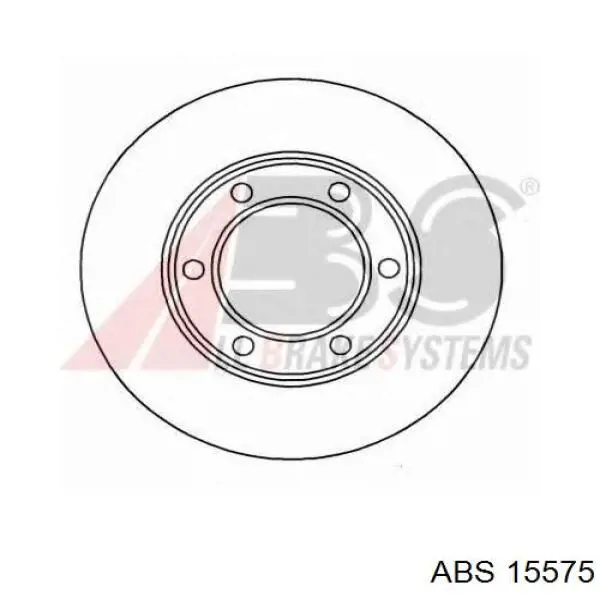 Диск гальмівний передній 15575 ABS