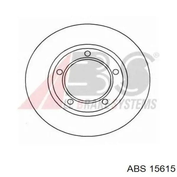 Диск гальмівний передній 15615 ABS